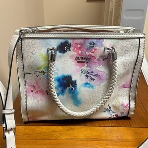 Guess Multicolor Floral Shoulder Bag